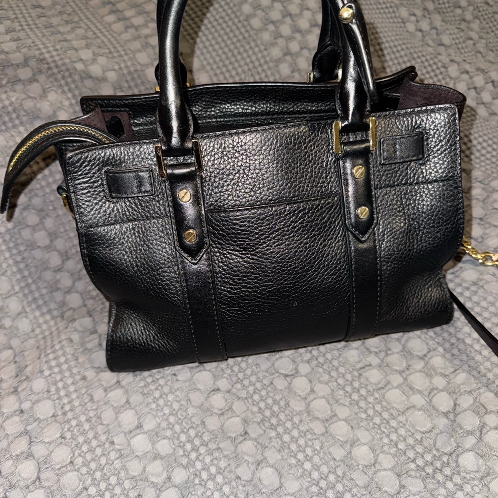 Michael Kors Black Satchel and Wallet Set with Gold Accents - Picture 4 of 8